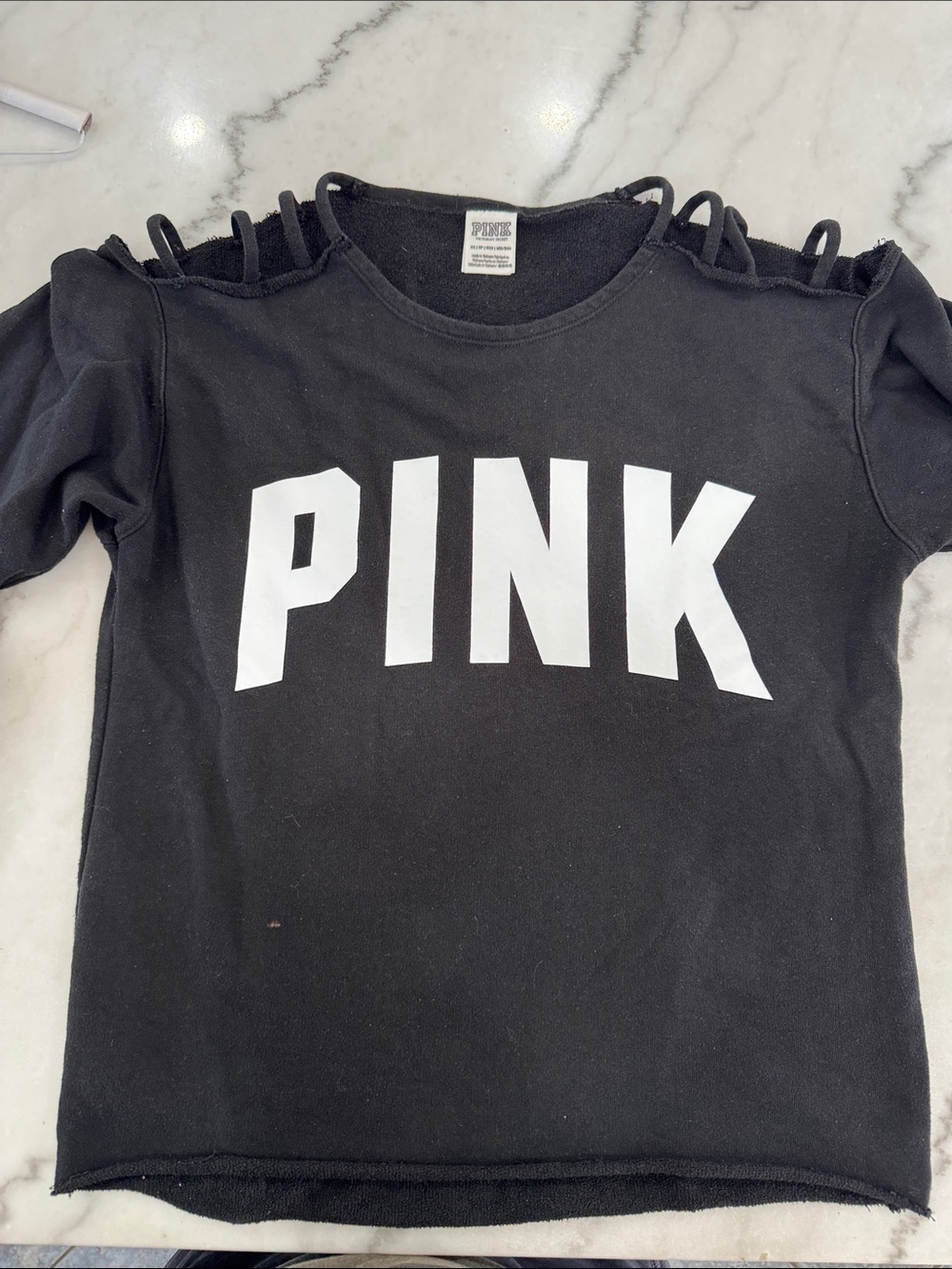 Bundle 2 Listings for $15😀Pink VS Black Top